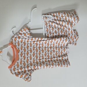 GAP Organic Cotton Shark PJ Shorts & Shirt Set, 5Y